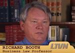 Business Law Professor Richard Booth